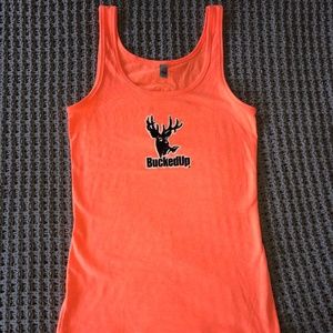 Bright Orange BuckedUp Tank Top